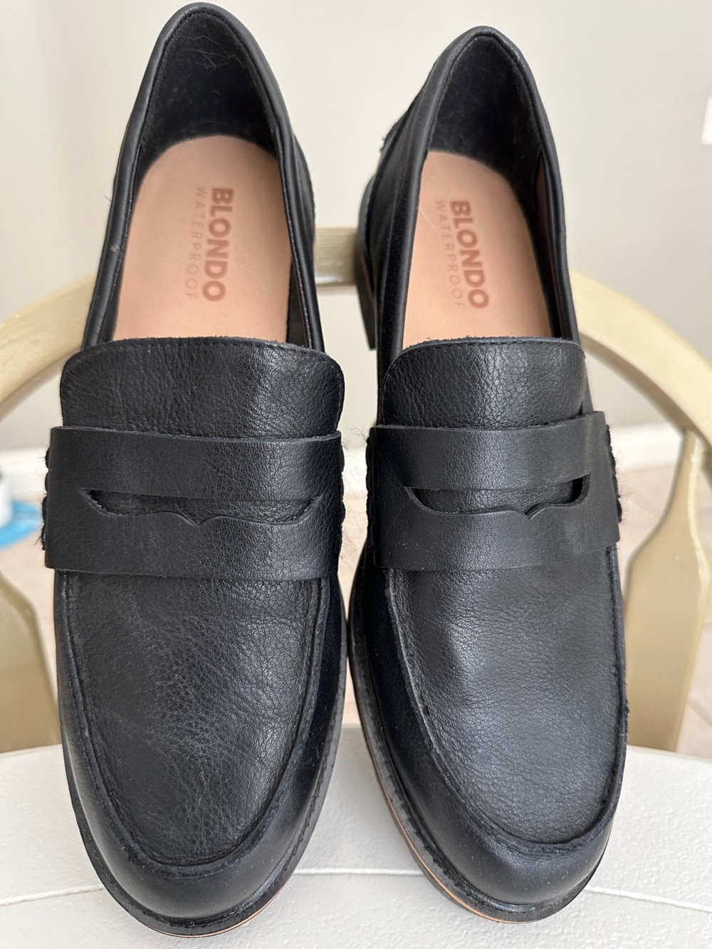 Blondo Black women’s Leather Penny Loafers